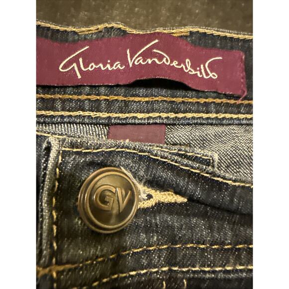 Gloria Vanderbilt-Amanda Womens Jeans-Straight Leg Dark Wash-Size 10 Average - Picture 6 of 13